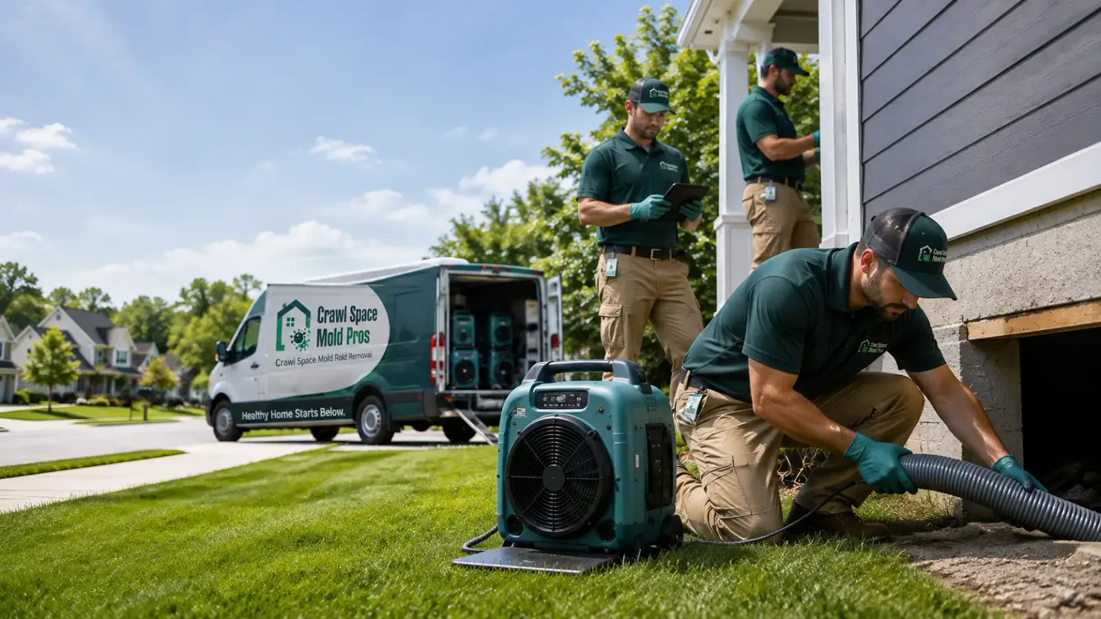 Crawl Space Mold Removal in Fossil, OR